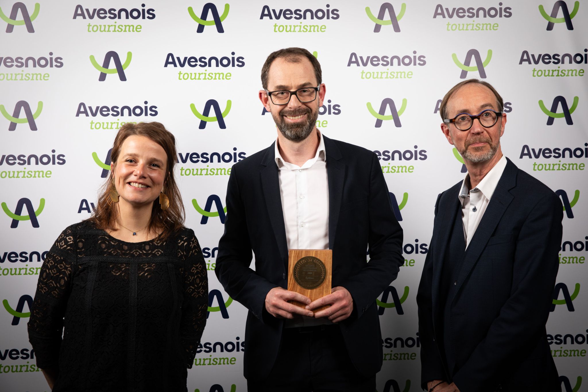Remise des prix photo avec Michel Taeckens et Hélène Graffeuille